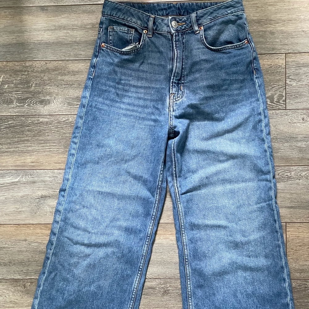 H and m Wide leg jeans